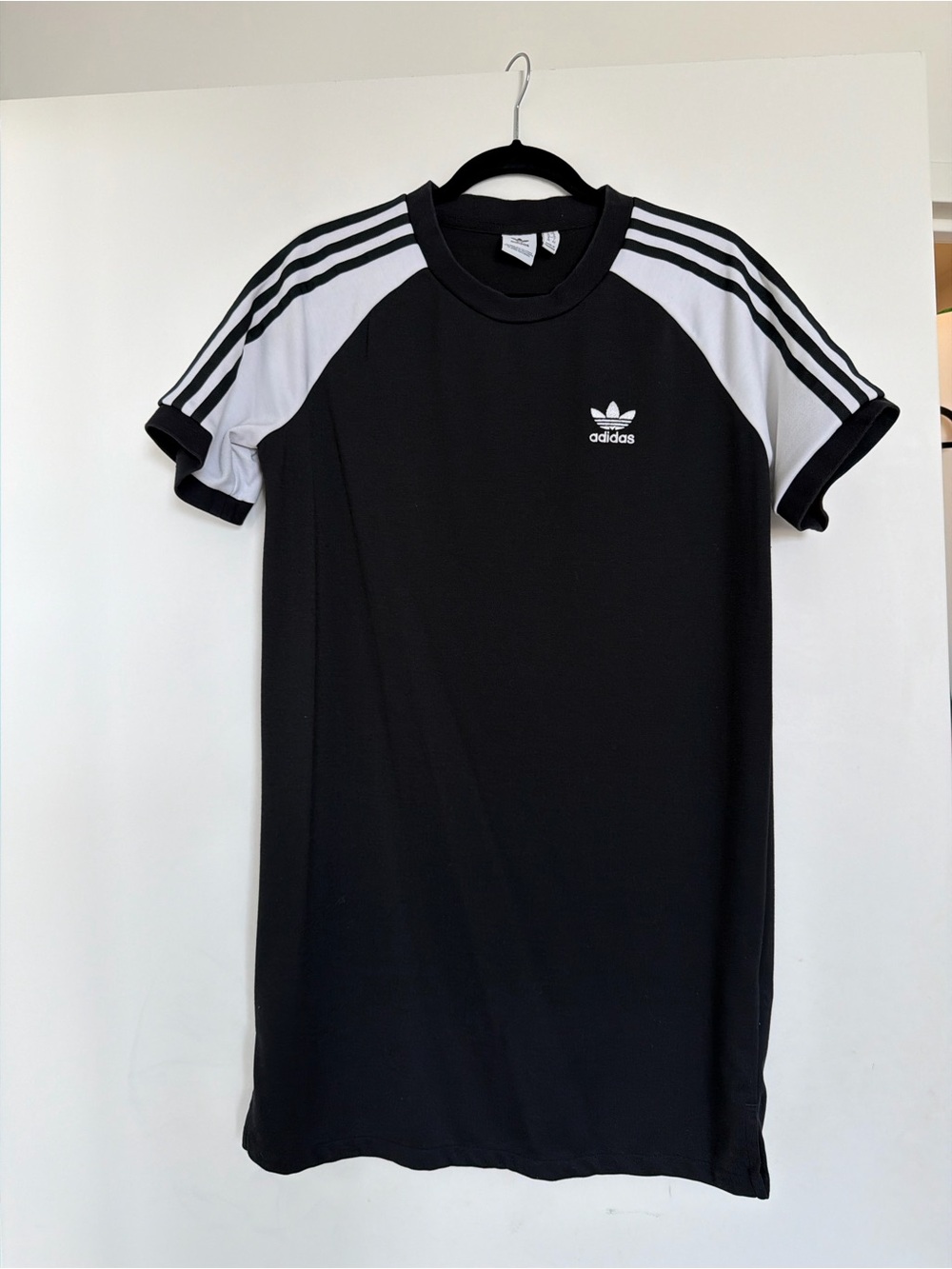 adidas Originals 3-Stripes T-Shirt Mini Dress Size S